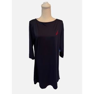 Nautica Navy 3/4 sleeve Size Large NWT